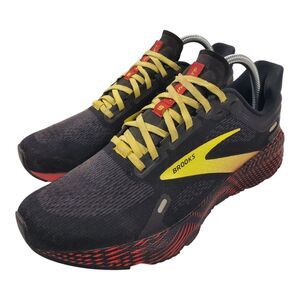 BROOKS Shoes LAUNCH GTS 9 Womens Size 8.5 Black Yellow Running 1103871D016